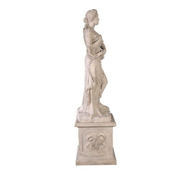Four Seasons Winter Statue With Plinth